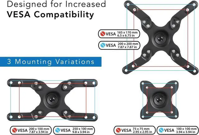 Alt view image 6 of 7 - Mount-It! TV Wall Mount Monitor Bracket with Full Motion Articulating Tilt Arm, 15" Extension Arm Fits 17 19 20 22 23 24 26 27 28 29 30 32 35 37 39 42 47 LCD LED Displays up to VESA 200x200
