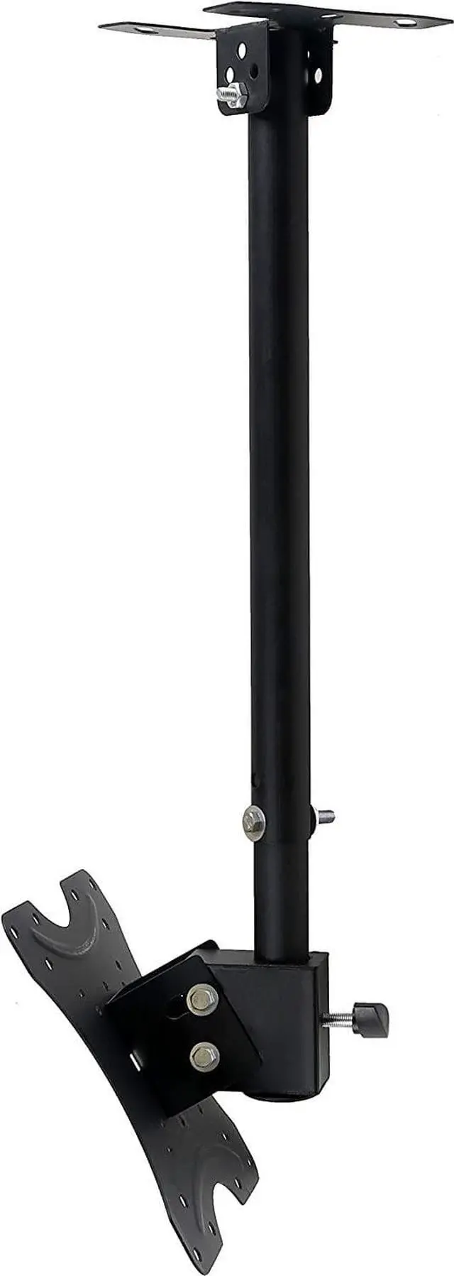 Main image of Adjustable Ceiling TV Mount Bracket Fits Most 14-42" LCD LED Plasma Monitor Flat Panel Screen Displays Tilt / 360°Swivel