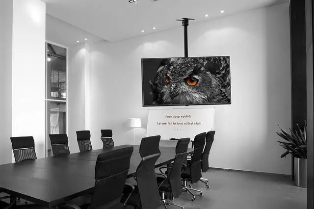 Alt view image 7 of 7 - Adjustable Ceiling TV Mount Bracket Fits Most 14-42" LCD LED Plasma Monitor Flat Panel Screen Displays Tilt / 360°Swivel