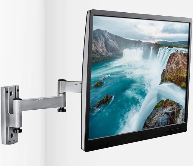 Alt view image 2 of 7 - Mount-It! RV TV Mount, Lockable Full Motion TV Wall Mount Designed Specifically for RV or Mobile Home Use Single Arm Tilting and Swiveling 42 Inches Max, 33 Lb Capacity, VESA 200 Compatible