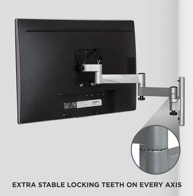 Alt view image 3 of 7 - Mount-It! RV TV Mount, Lockable Full Motion TV Wall Mount Designed Specifically for RV or Mobile Home Use Single Arm Tilting and Swiveling 42 Inches Max, 33 Lb Capacity, VESA 200 Compatible