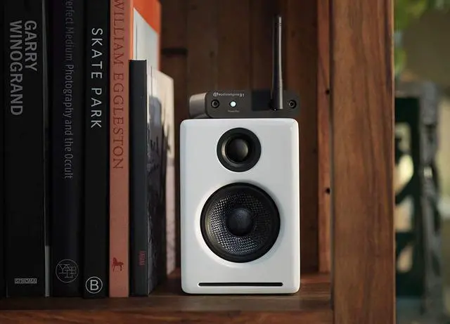 Alt view image 6 of 6 - Audioengine B1 Bluetooth Receiver with 5.0 aptX HD - Extended Range and High Fidelity 24 bit DAC Wireless & Streaming Audio Systems