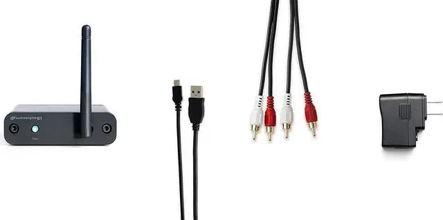 Alt view image 4 of 6 - Audioengine B1 Bluetooth Receiver with 5.0 aptX HD - Extended Range and High Fidelity 24 bit DAC Wireless & Streaming Audio Systems