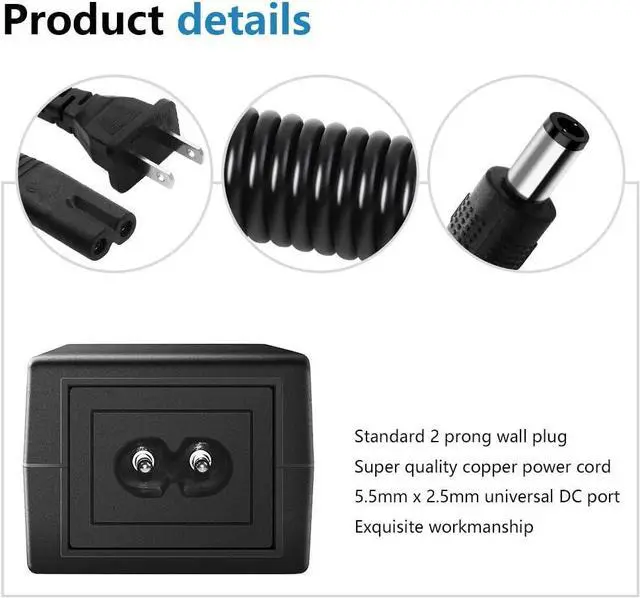 Alt view image 3 of 6 - SHNITPWR 24V 3A DC Power Supply Adapter AC 100V~240V to DC 24 Volt 3 Amp 72W Converter Transformer 5.5x2.5mm Plug for 5050 3528 LED Strip Light 3D Printer LED Driver CCTV Security System LCD Monitor