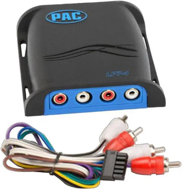 Alt view image 4 of 4 - PAC LP7-4 L.O.C. PRO Series 4-Channel Line Output Converter with Remote Turn On , Blue