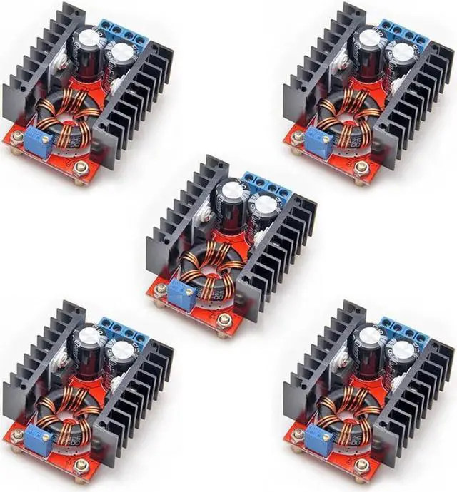 Main image of 5PCS 150W DC-DC 10-32V to 12-35V Step Up Boost Converter Module Adjustable Power Voltage