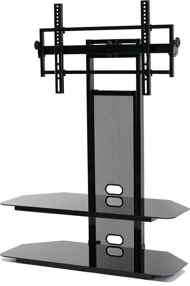 Main image of TransDeco TV stand Mount, Audio Video Shelf, 85 Inch, Black