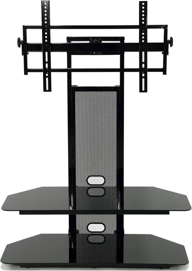 Alt view image 2 of 4 - TransDeco TV stand Mount, Audio Video Shelf, 85 Inch, Black
