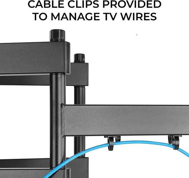 Alt view image 4 of 5 - HumanCentric Full Motion Articulating TV Wall Mount Bracket | Fits 75, 80, 85, 90, 100" Flat Screen and Curved TV Monitors Up to 900 x 600 VESA | Features Full Motion Swivel, Tilt, & Rotation