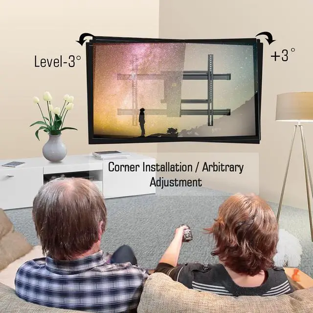 Alt view image 4 of 7 - FORGING MOUNT Long Arm TV Mount for Most 37-75 Inch TVs, 30 Inch Long Extension Arm Corner TV Wall Mount, Full Motion Wall Mount Swivel, Tilt, Articulating Bracket Max VESA 600x400mm up to 99lbs