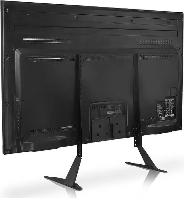 Alt view image 6 of 7 - Mount-It! Universal TV Stand, TV Stand Mount, TV Legs for 32-60 inch LCD/LED/OLED Plasma TVs, Height Adjustable, 110 Lb Capacity, VESA up to 800x400 mm