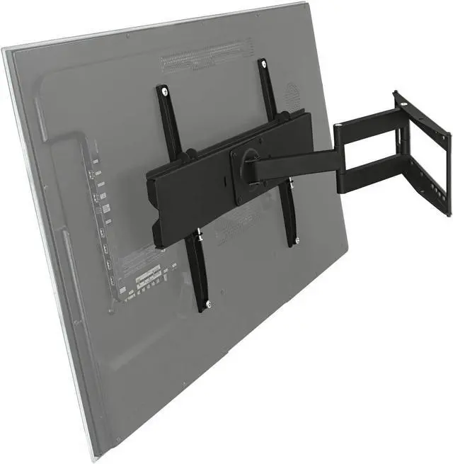 Alt view image 3 of 7 - Mount-It! Full Motion TV Wall Mount with 17.3" Extending Swivel Arm | VESA Compatible 400x400 and 600x400, Fits 32 35 40 45 50 55 60 65 Inch | 110 Lbs Capacity