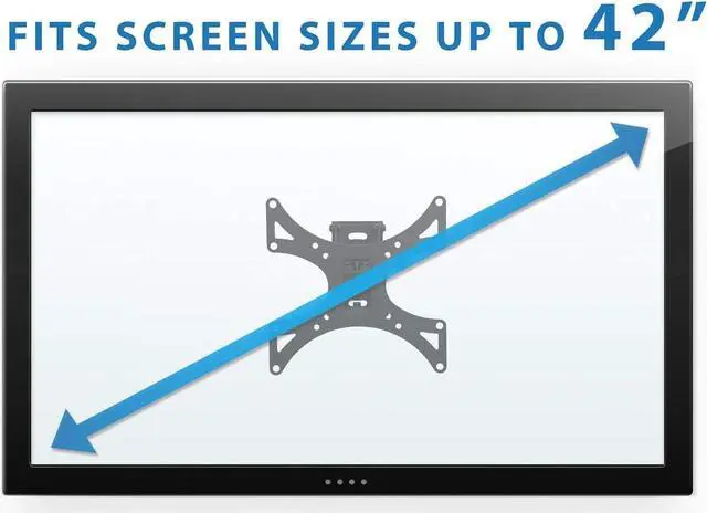 Alt view image 4 of 7 - Mount-It! Full-Motion TV Wall Mount |Tilting, Swiveling, Articulating Display Mounting Bracket for 23" to 42" Flat Screen Panels with Up to 200x200 VESA Pattern,66 lb Capacity