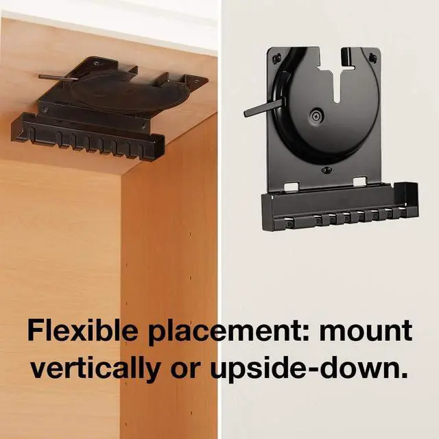 Alt view image 6 of 7 - Sanus Wall Mount for Sonos Amp - Slim Black Design with Lockable Latch for Security - Low Profile Bracket Design Mounts in Any Orientation - Built-in Cable Management & Easy 15-Minute Install