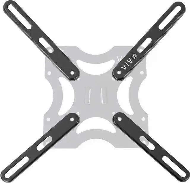 Main image of Steel VESA Extension Mount Adapter Brackets for Screens 32 to 55 inch LCD LED TV Conversion Plate Kit for VESA up to 400x400mm (MOUNT-AD400B)