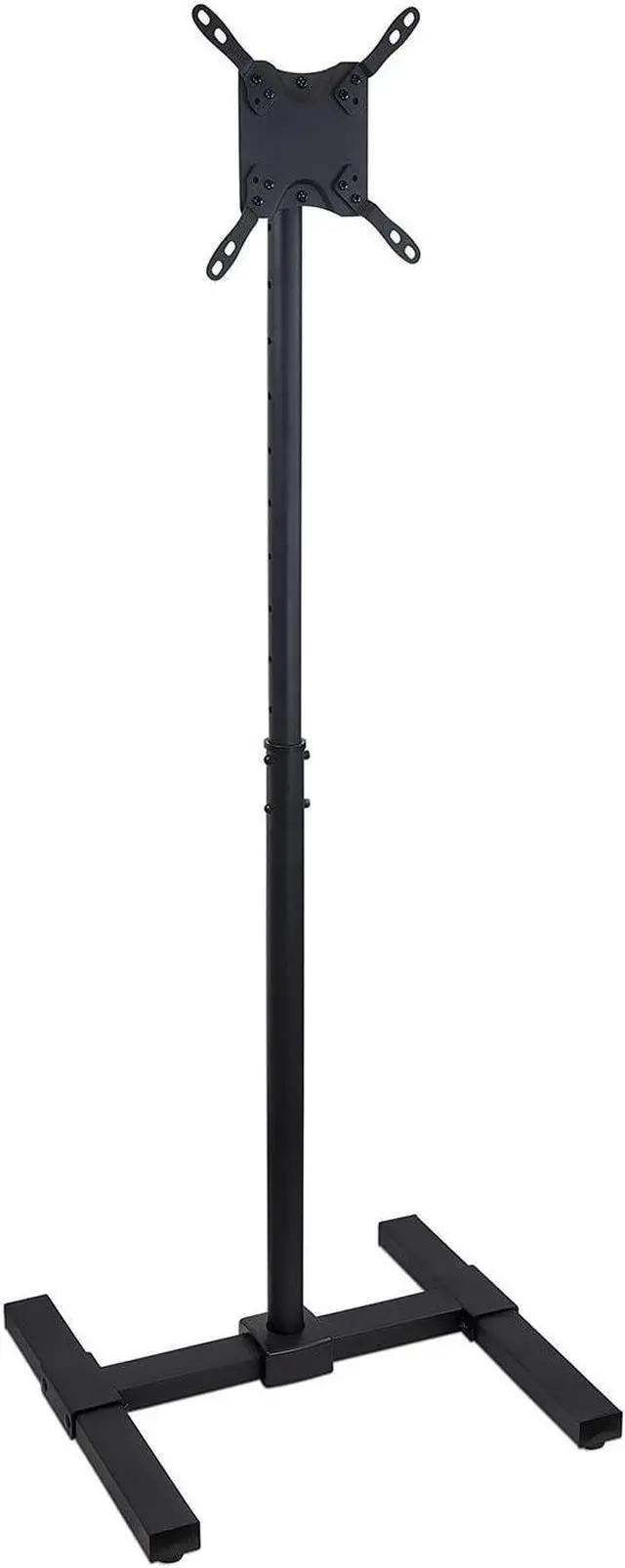 Alt view image 4 of 7 - Mount-It! Portable TV Floor Stand | Universal Pedestal for 13-42 Inch TVs and Monitors | Height Adjustable 29.5-52 Inches | VESA up to 200x200 mm | Lightweight Indoor & Outdoor TV Mount with Tilt