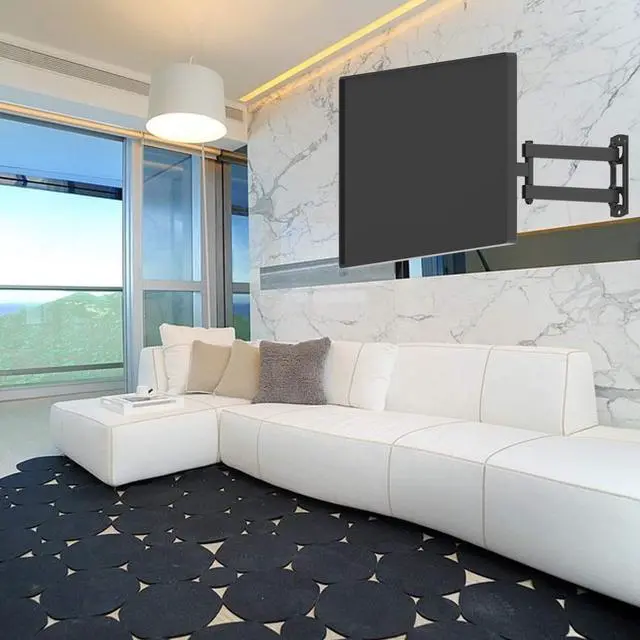 Alt view image 6 of 6 - EVERVIEW Full Motion TV Monitor Wall Mount Bracket Articulating Arms Swivel Tilt Extension Rotation for Most 13-42 Inch LED LCD Flat Curved Screen Monitors & TVs, Max VESA 200x200mm up to 44lbs