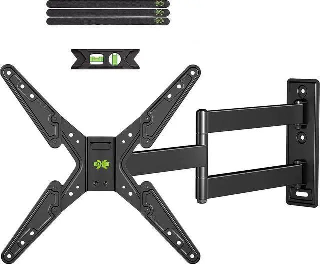 Main image of USX MOUNT Full Motion TV Wall Mount Fits for Most 26-55 Inch TVs 24" Extension Arm with Swivel Articulating Arm Rotation & Tilt, Corner Center Design TV Mount Bracket MAX VESA 400x400mm and 88lbs