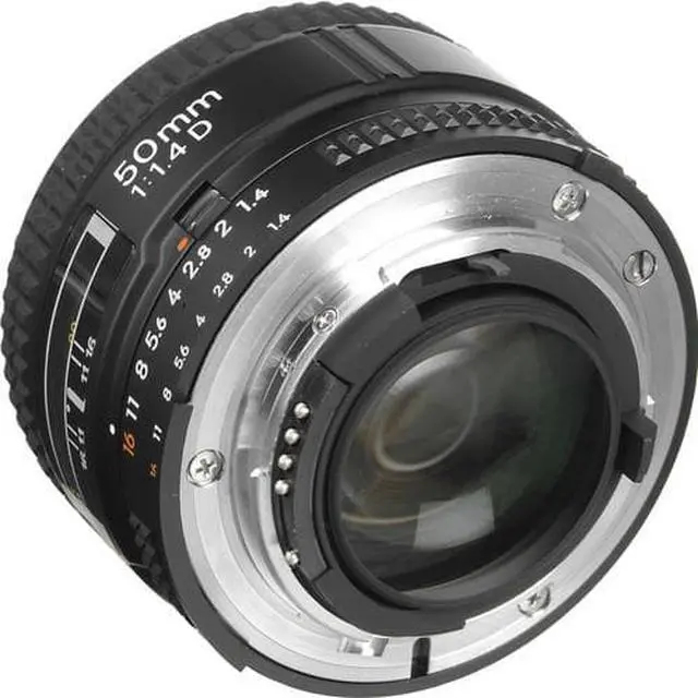 Alt view image 6 of 7 - Nikon Nikkor 50 mm F/1.4D AF Lens + UV Filter Kit & Cleaning Kit Bundle