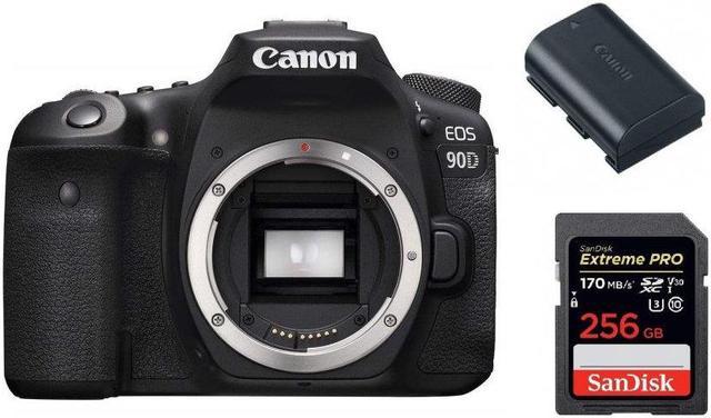 CANON EOS 90D Body + SANDISK Extreme Pro 256GB 170MB/s SDXC