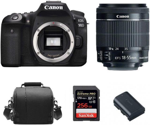 CANON EOS 90D KIT EF-S 18-55mm F3.5-5.6 IS STM + SANDISK Extreme