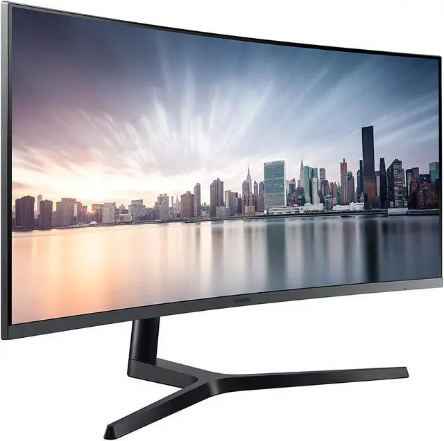 Alt view image 20 of 20 - Samsung 890 C34H890WGN 34" 3440 x 1440 WQHD 100Hz FreeSync Curved Monitor