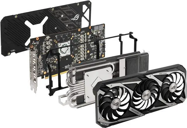 Alt view image 3 of 4 - ASUS Radeon RX 6700 XT Strix 12GB GDDR6 ROG-STRIX-RX6700XT-O12G-GAMING Video Graphic Card GPU - OEM