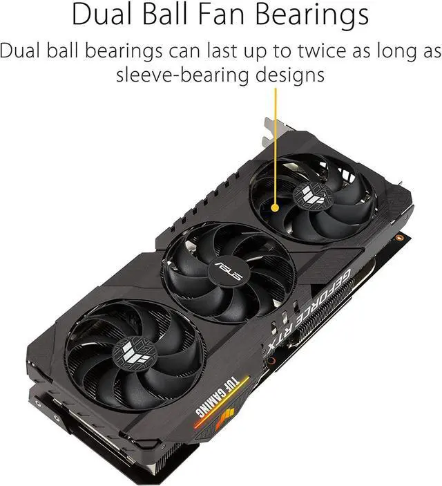Alt view image 3 of 4 - ASUS GeForce RTX 3080 Ti TUF GAMING OC 12GB GDDR6X TUF-RTX3080TI-O12G-GAMING Video Graphic Card GPU