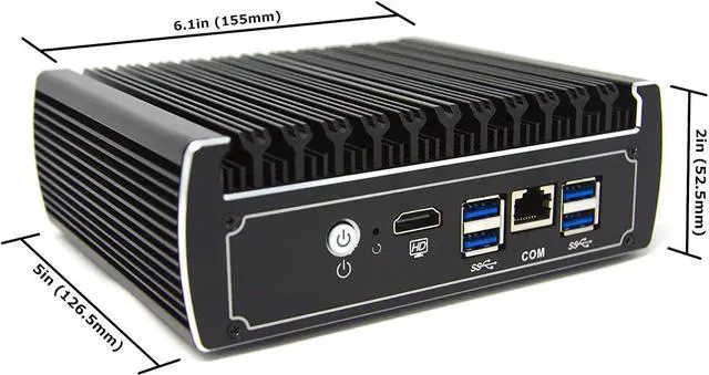 Alt view image 4 of 6 - Protectli Vault FW6A - 6 Port, Firewall Micro Appliance/Mini PC - Intel Dual Core, AES-NI, Barebone
