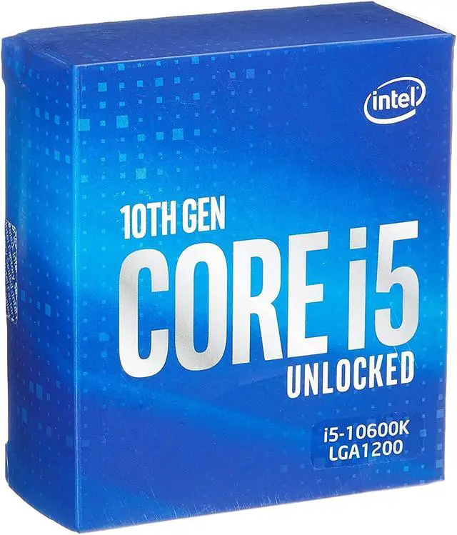 Alt view image 3 of 7 - Intel Core i5-10600K - Core i5 10th Gen Comet Lake 6-Core 4.1 GHz LGA 1200 125W Intel UHD Graphics 630 Desktop Processor - BX8070110600K