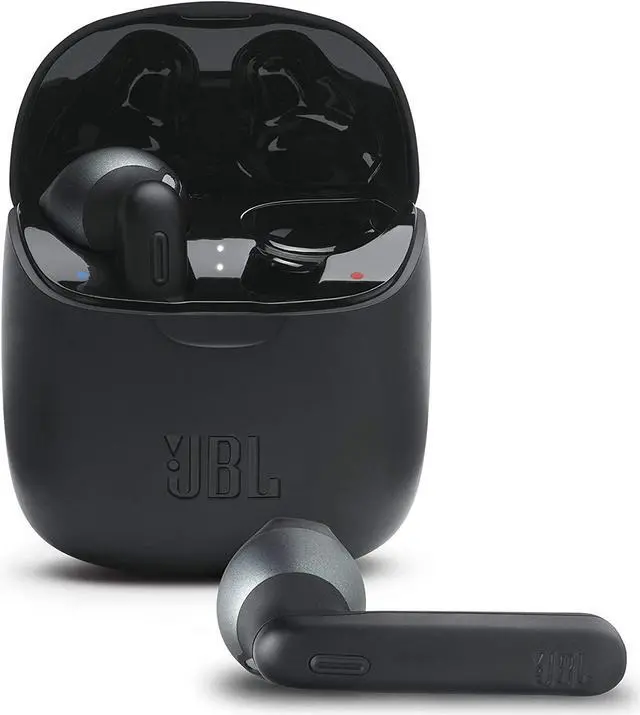 Alt view image 2 of 7 - Tune 225TWS True Wireless Earbud Headphones - Pure Bass Sound Bluetooth 25H Battery Dual Connect Native Voice Assistant (Black)