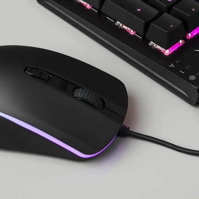 Alt view image 4 of 7 - Pulsefire Surge - RGB Wired Optical Gaming Mouse Pixart 3389 Sensor up to 16000 DPI Ergonomic 6 Programmable Buttons Compatible with Windows 10/8.1/8/7 - Black