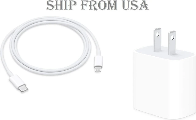 Main image of OEM Quality 18W USB C Charger and Cable for iPad iPhone 12 Pro AC Power Adapter for iPhone 11 X 8