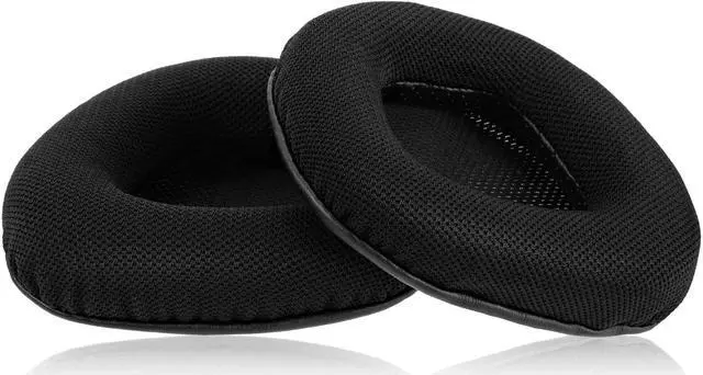 Alt view image 4 of 6 - Replacement Memory Foam & Mesh Fabric Ear Cushion Pads Cover for Corsair Void & Corsair Void PRO RGB Wired/Wireless Gaming Headset ONLY (Black)