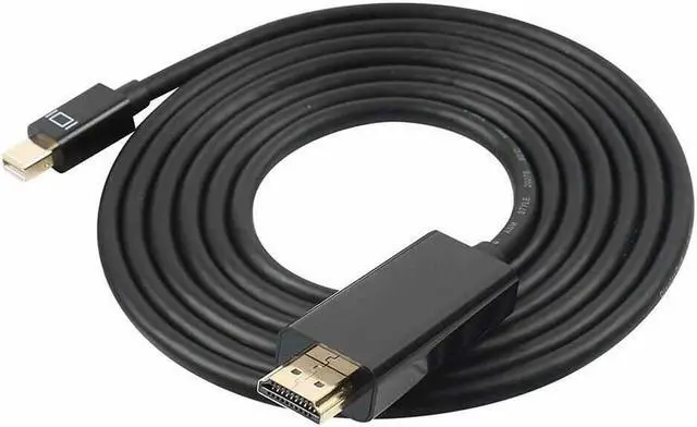 Alt view image 4 of 6 - Mini DisplayPort to HDMI 6 Feet Cable Adaptor 4K@30Hz,  Compatible with MacBook Air/Pro, Microsoft Surface Pro/Dock, Monitor, Projector and More