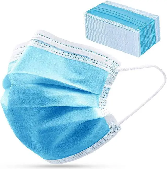 Alt view image 7 of 7 - 3 Ply 3Layer filter protective face masks Non-woven Breathable face guard with elastic Earloop child adult size In stock 24hours ship adult size - OEM