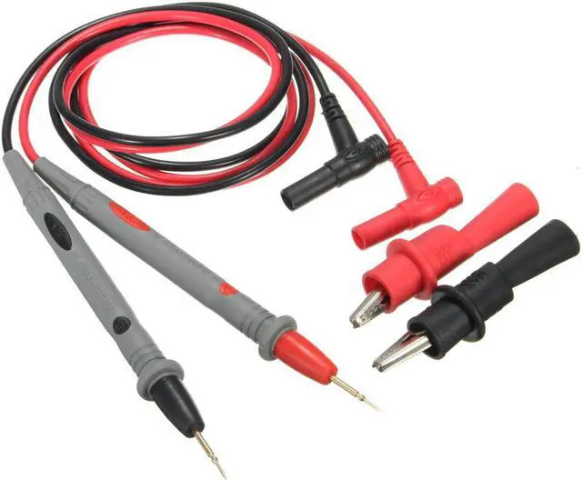 Alt view image 2 of 7 - DANIU 20A Probe Test Lead Alloy Alligator Clips Agilent/Fluke/Ideal Clamp Multi Meter