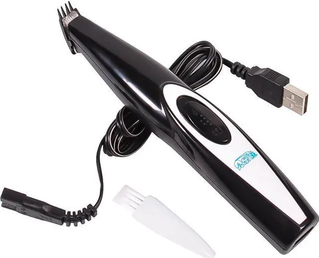 Alt view image 2 of 7 - Electric Pet Foot Hair Trimmer USB Charging Low Noise Cat Dog Hair Remover Grooming Tool