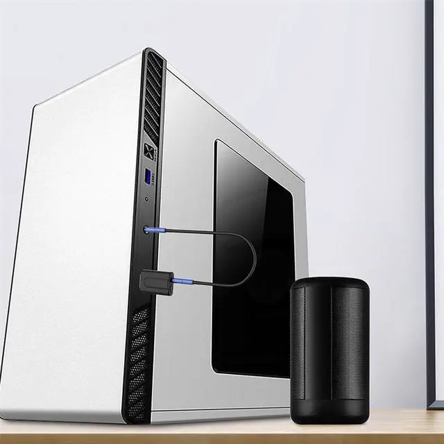 Alt view image 4 of 4 - Bakeey 2 in 1 bluetooth 5.0 Adapter USB To 3.5mm Audio HiFi Sound Transmit Receiver for Computer Headphone Speaker