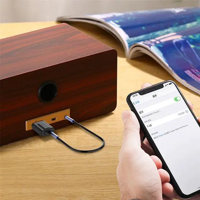 Alt view image 3 of 4 - Bakeey 2 in 1 bluetooth 5.0 Adapter USB To 3.5mm Audio HiFi Sound Transmit Receiver for Computer Headphone Speaker