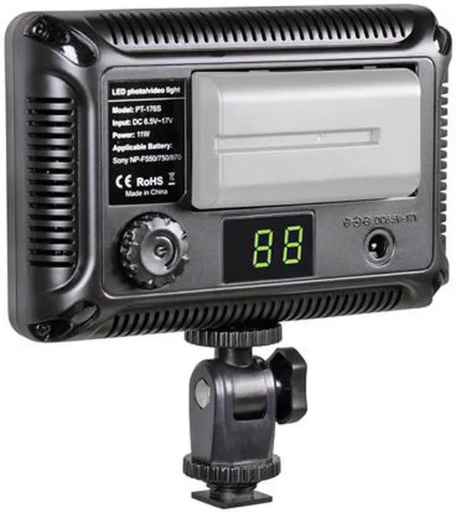 Alt view image 4 of 6 - TOLIFO PT-176S LED Camera Video Light Bi-color Temperature Adjustable Photography for DSLR Camera