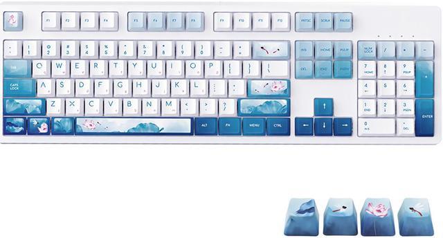 Ajazz Wired Mechanical Keyboard 104 Keys Chinese Style PBT Keycaps Keyboard  with Cherry MX Switch Blue Switch