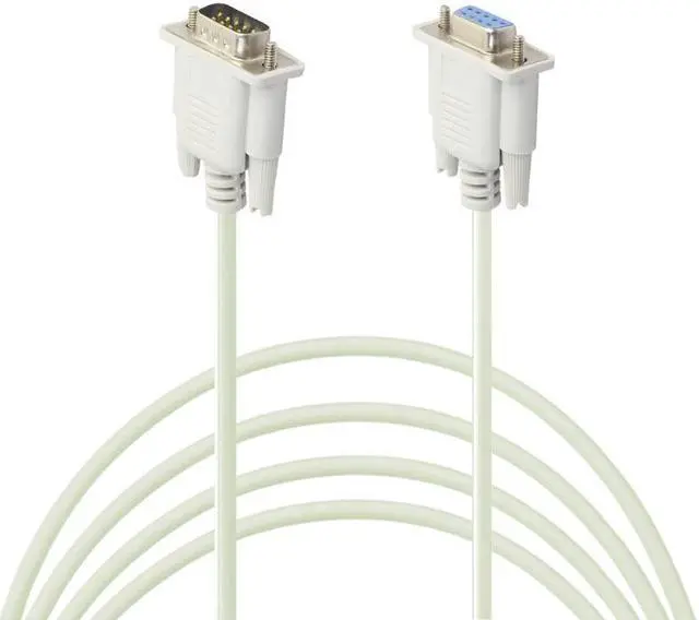 Alt view image 2 of 5 - 1.5m//5m Serial RS232 9-Pin Male to Female DB9 9-Pin Audio Extension Converter Cable Cord Wire Line for Computer Monitor