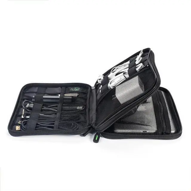 Alt view image 3 of 5 - Ugreen LP139 Electronic Accessories Storage Bag Hard Case Power Bank Laptop Tablet Case Storage Carrying Box for iPad Mini iPhone SSD Base