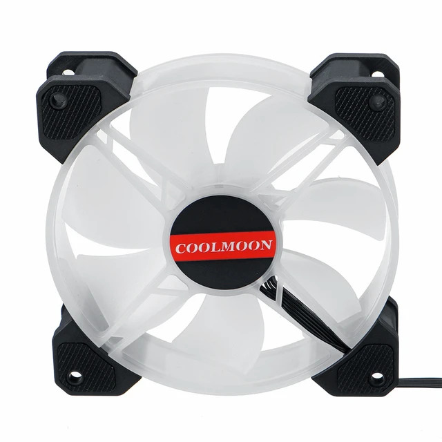 Alt view image 3 of 5 - Cooling Fan 6pcs RGB AURA SYNC PC Fan Cooler 6Pin 120mm Cooling Fan For Computer Case Silent Gaming Case Music Remote Cooler Fan With Controller