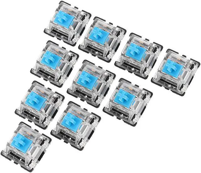 Alt view image 2 of 6 - 70PCS Pack 3Pin Gateron Clicky Blue Switch Keyboard Switch for Mechanical Gaming Keyboard - OEM