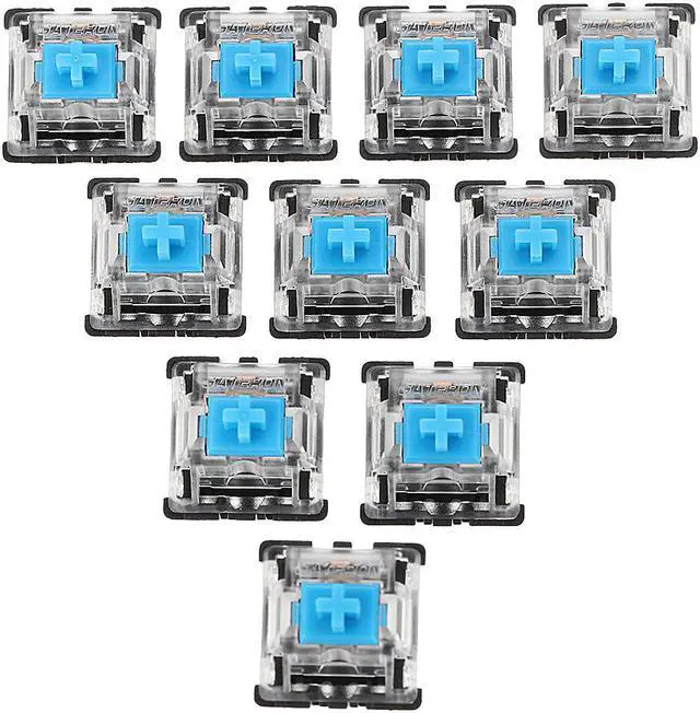 Alt view image 3 of 6 - 70PCS Pack 3Pin Gateron Clicky Blue Switch Keyboard Switch for Mechanical Gaming Keyboard - OEM