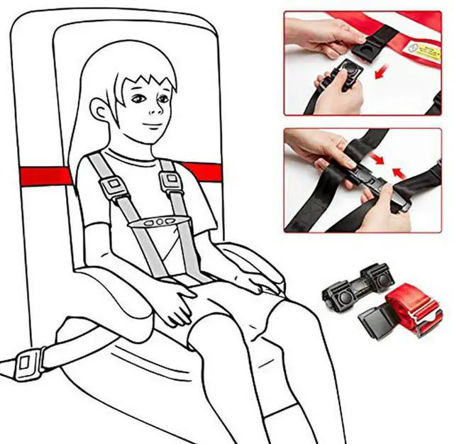 Alt view image 4 of 6 - Child Airplane Travel Harness - Cares Safety Restraint System - The Only FAA Approved Child Flying Safety Device