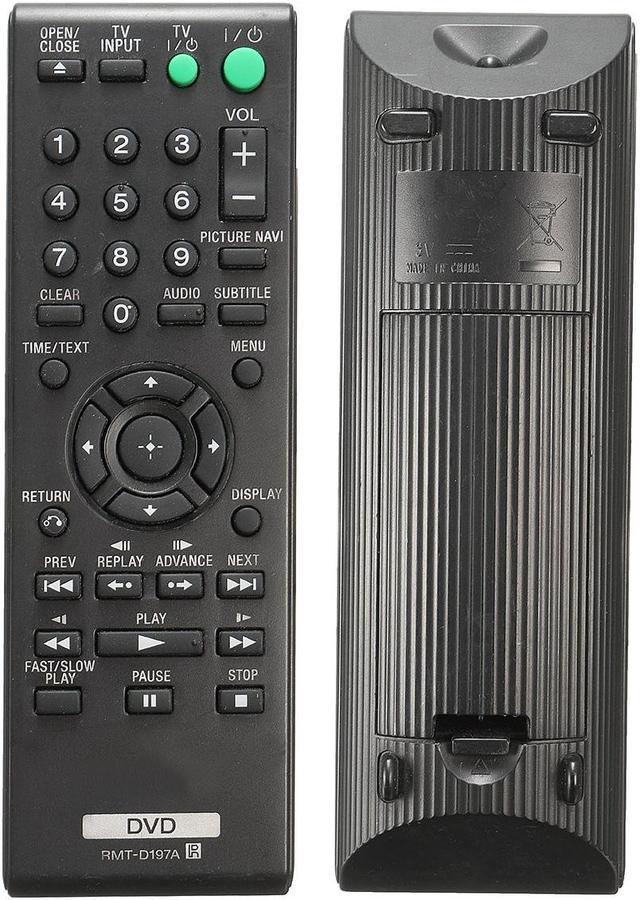 Remote Control for SONY RMT-D197A DVD DVP-SR210 DVP-SR210P DVP