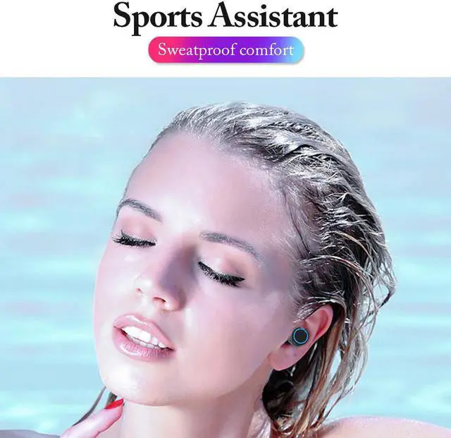 Alt view image 3 of 7 - TWS Bluetooth Earphone V5.0 8D 3500mAh Charging box Stereo Wireless Headphones Sport Waterproof Earphones Mini True Wireless bluetooth Earbuds for cellphone